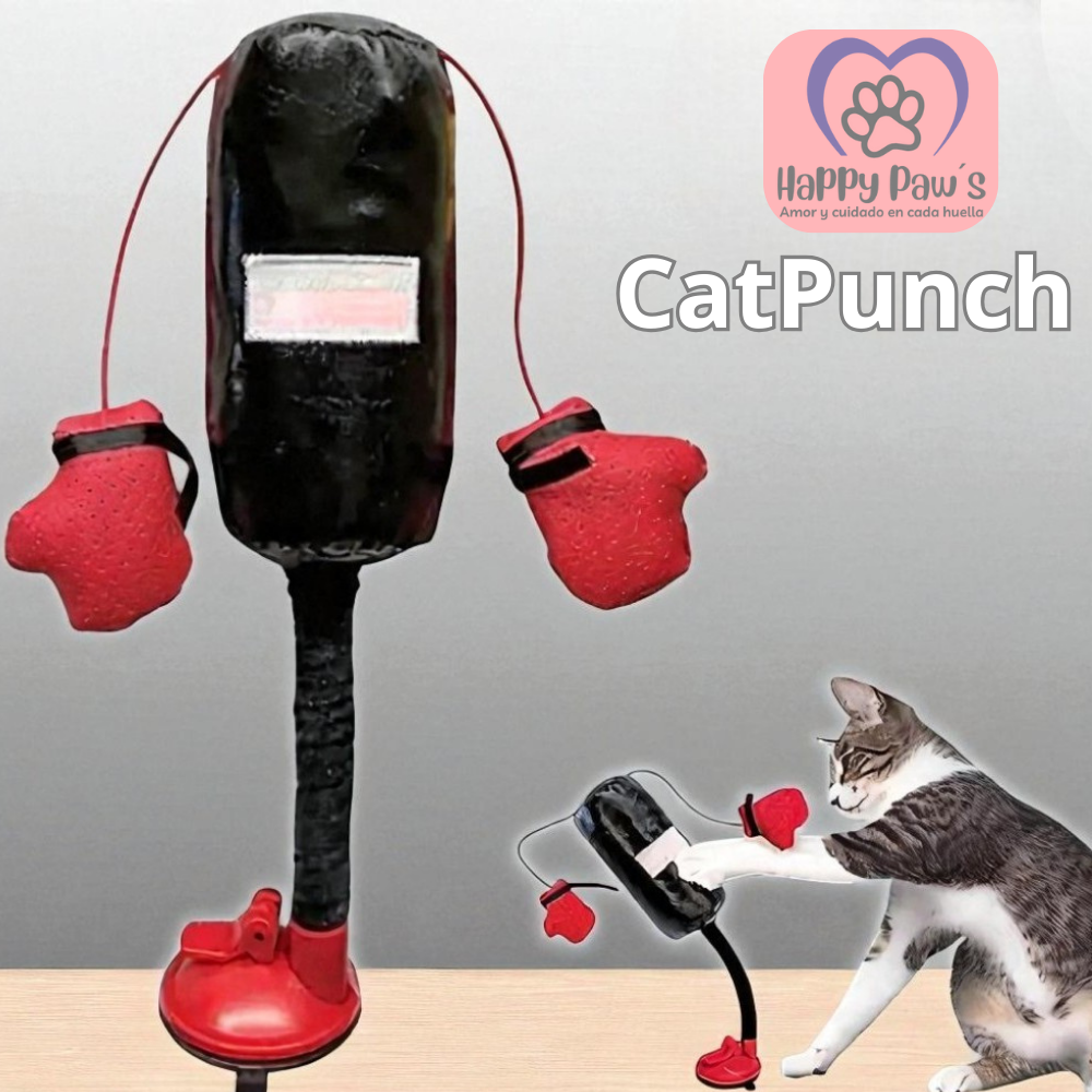 CatPunch™ - Saco de boxeo para gatos.