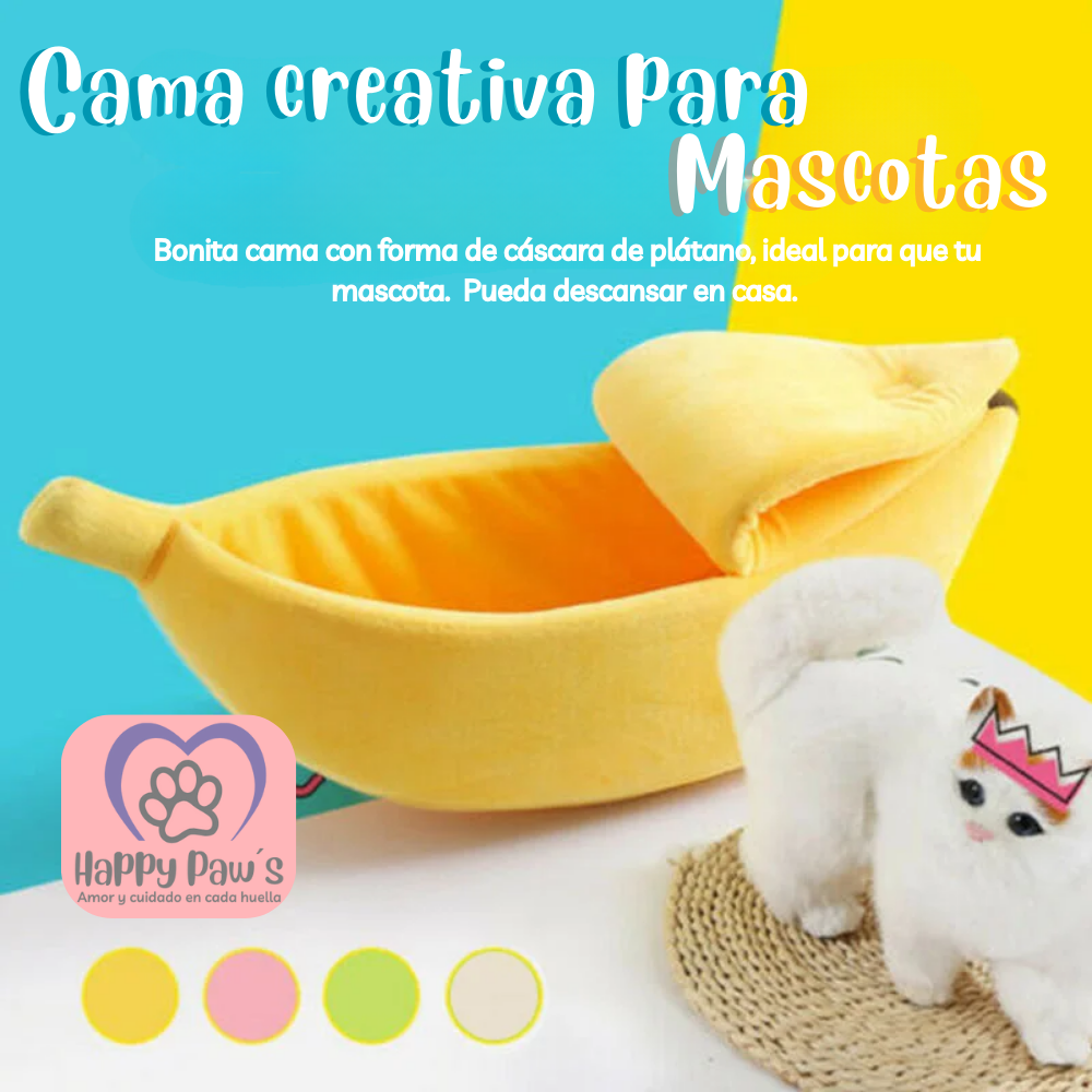 Banahug™ – La cama banana que abraza a tu mascota