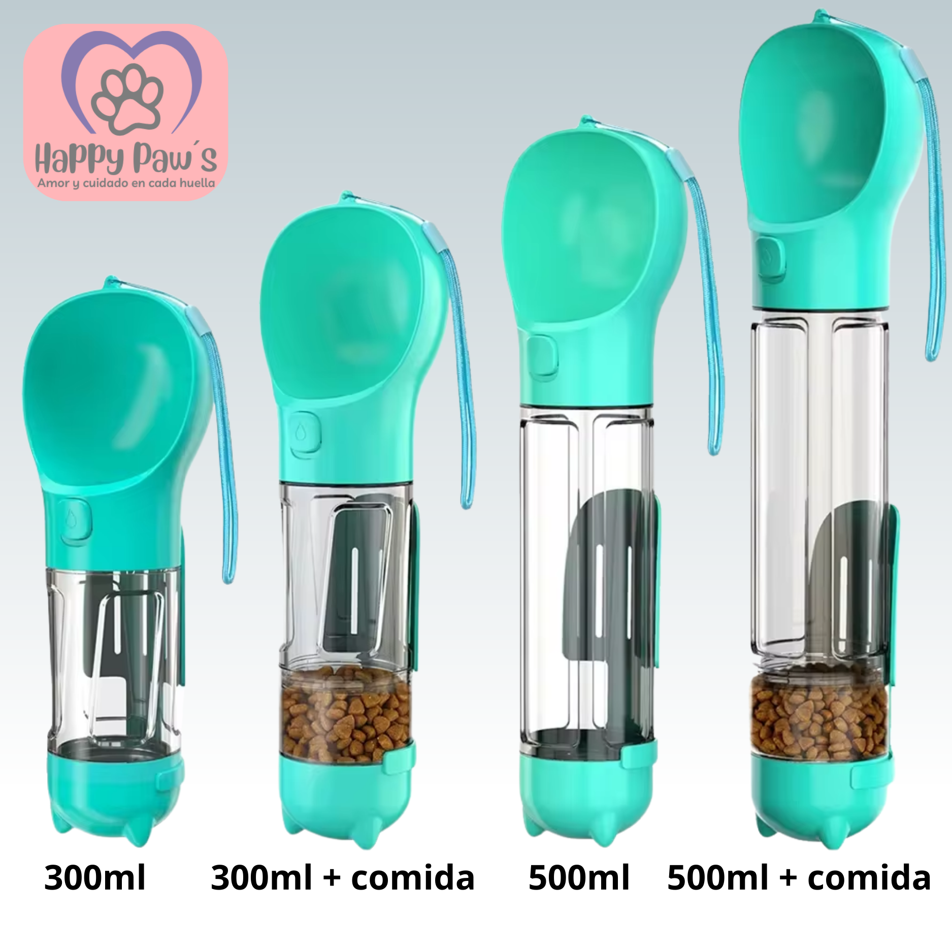 AquaPet™ - Botella de agua portátil para perros y gatos.