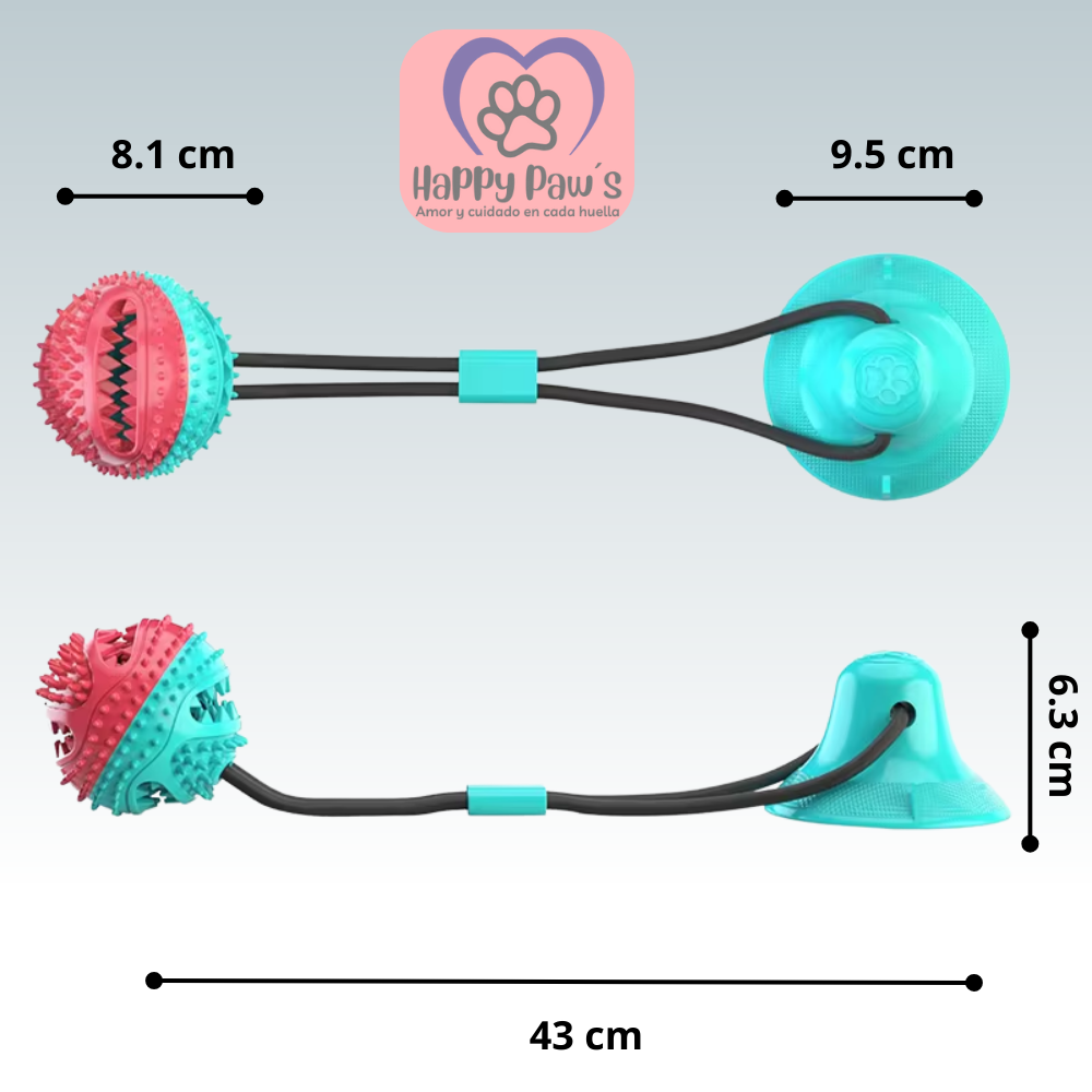 PowerBall™ – La pelota con ventosa que desafía la energía de tu perro