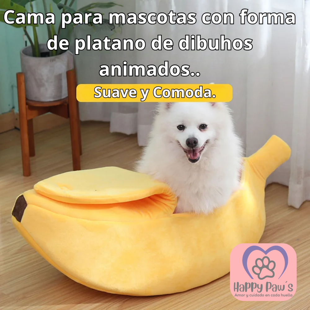Banahug™ – La cama banana que abraza a tu mascota